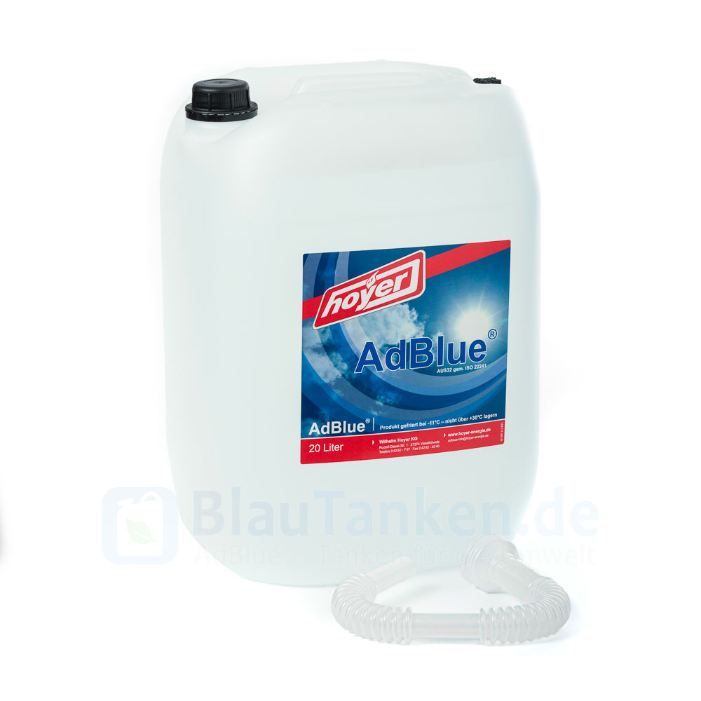 20 Liter HÜNERSDORFF 802500 AdBlue Kanister Reservekanister mit Auslaufrohr  UNBEFÜLLT