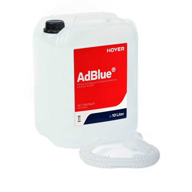 AdBlue® 40 Stück 10 Liter Kanister von Hoyer mit Ausgießer