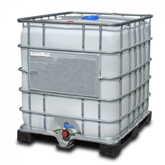 Destilliertes Wasser, Demineralisiertes Wasser, 1000 Liter im neuen IBC,  Leitfähigkeit < 10 µS/cm