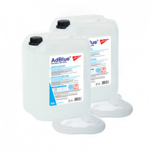 AdBlue 64x 5 l Flasche mit Hoyer Ausgießer