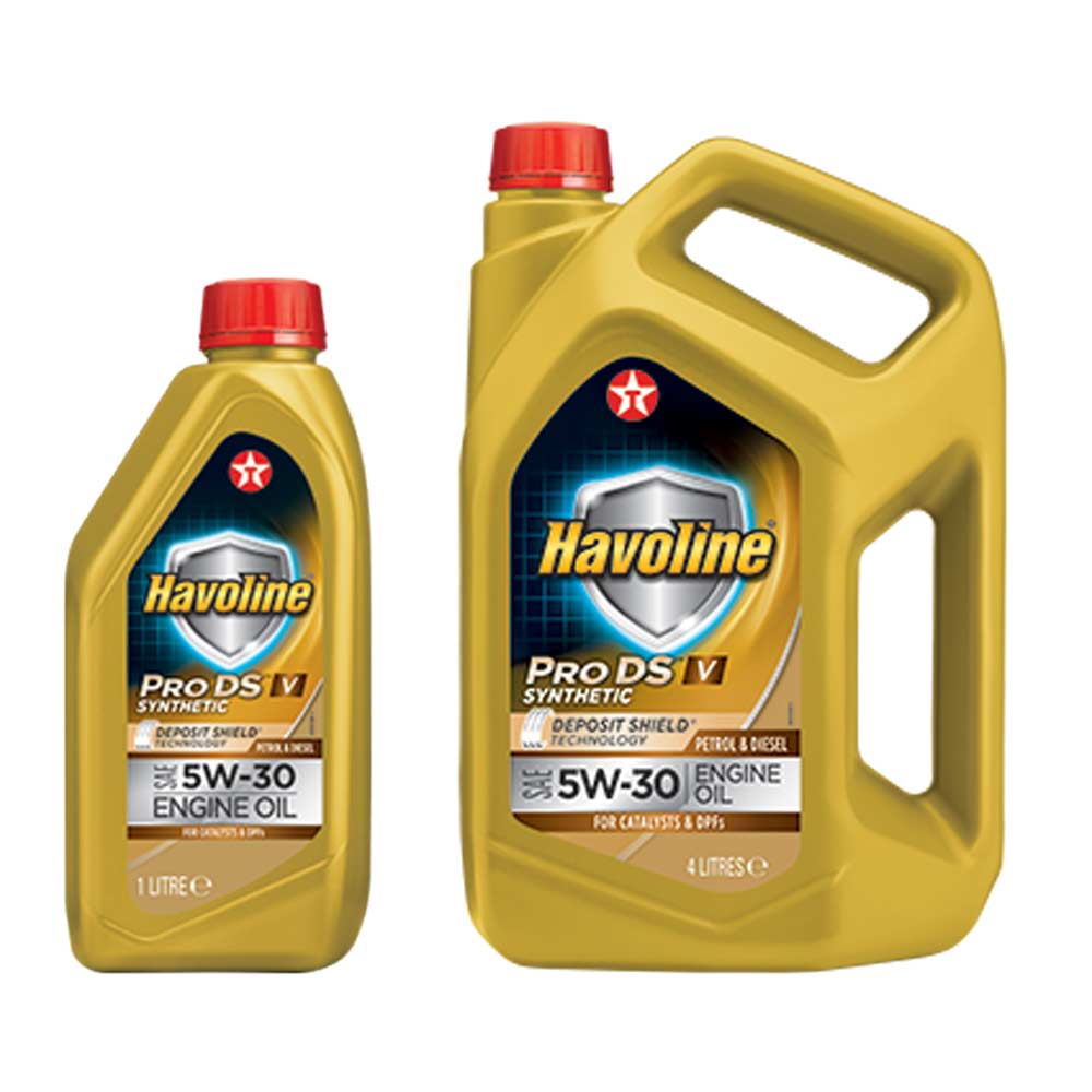 5W-30 Longlife Motoröl, TEXACO Havoline ProDS V, 5 Liter ( 4L + 1L )